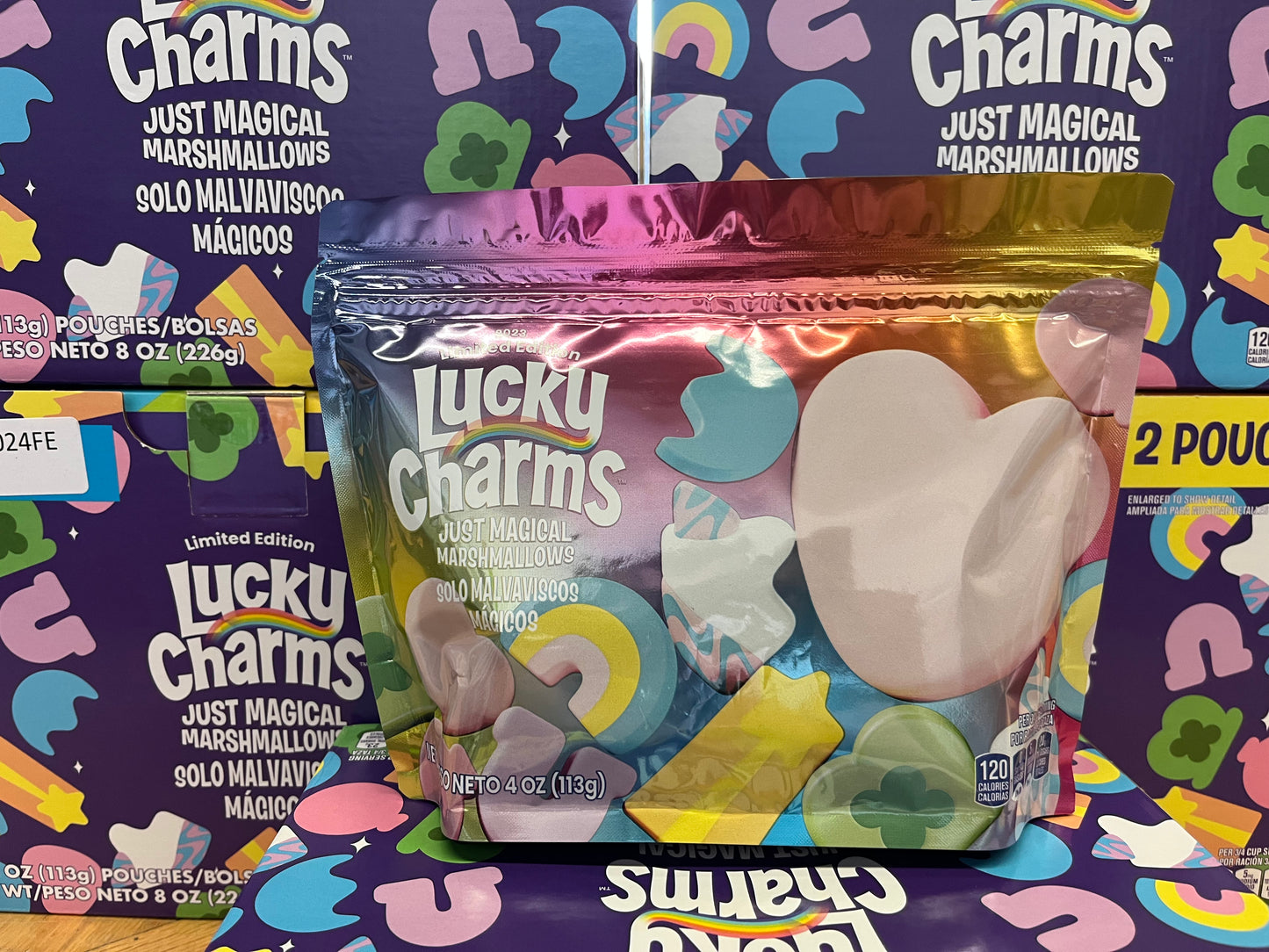 Lucky Charms, Just Magical Marshmallows, 4 oz - Super Ultra Rare Limited Edition - CHRISTMAS