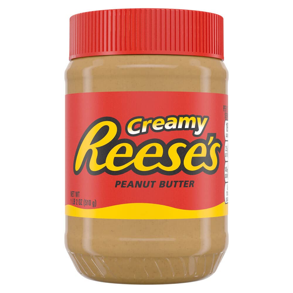 REESE'S Smooth Traditional Peanut Butter Spread, 500g Jar