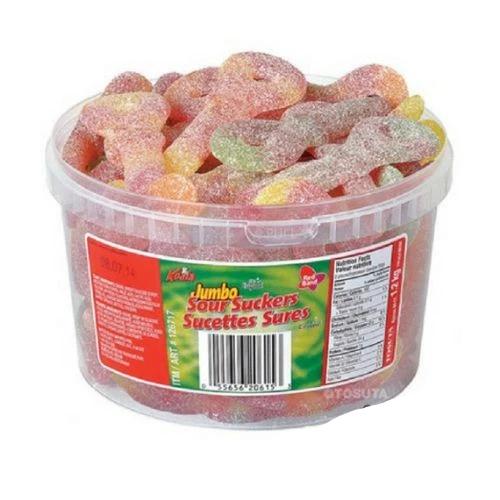 Koala Jumbo Sour Keys Suckers Tub - 60 CT