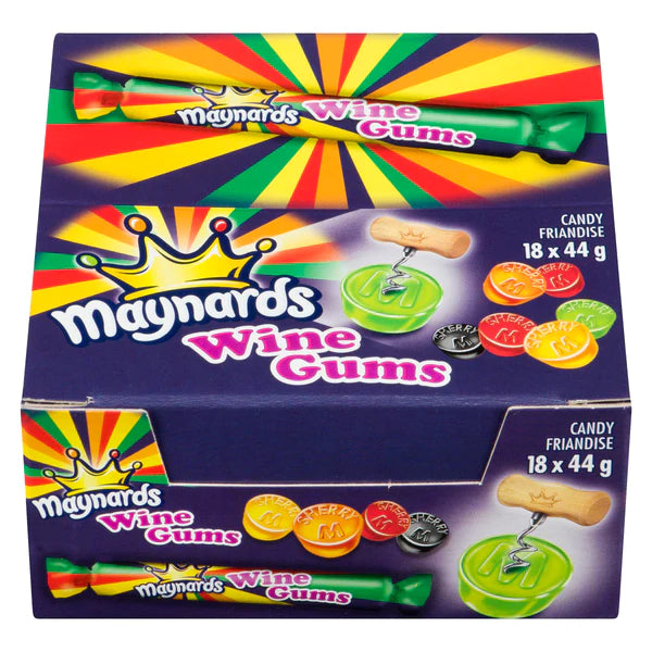 MAYNARDS - WINE GUM ROLL 18x44GR