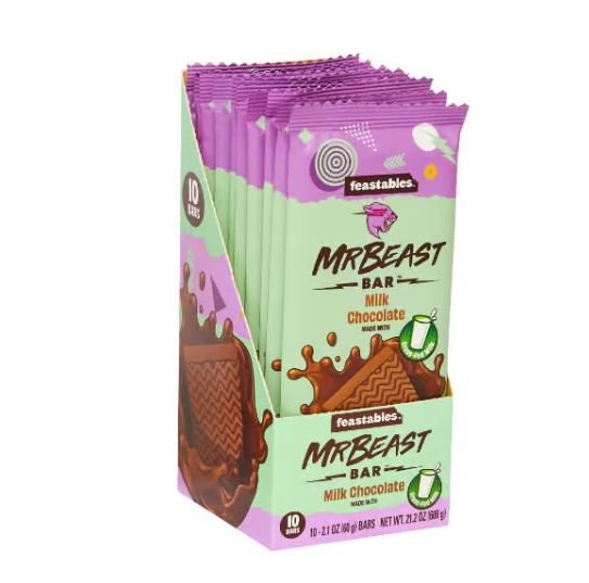 MR BEAST Feastables Chocolate Bar Canada - NEW ! EXCLUSIVE Flavours ! Christmas