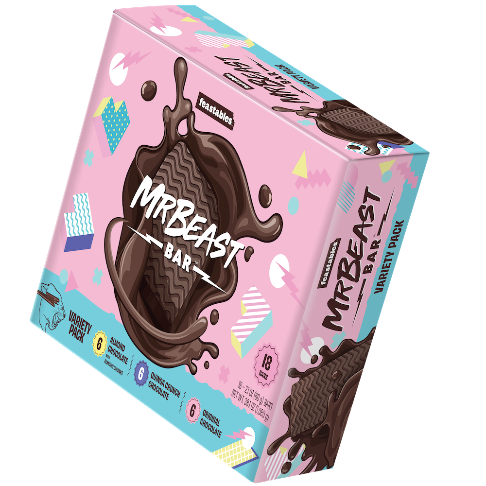 MR BEAST Feastables Chocolate Bar Canada - NEW ! EXCLUSIVE Flavours ! Christmas