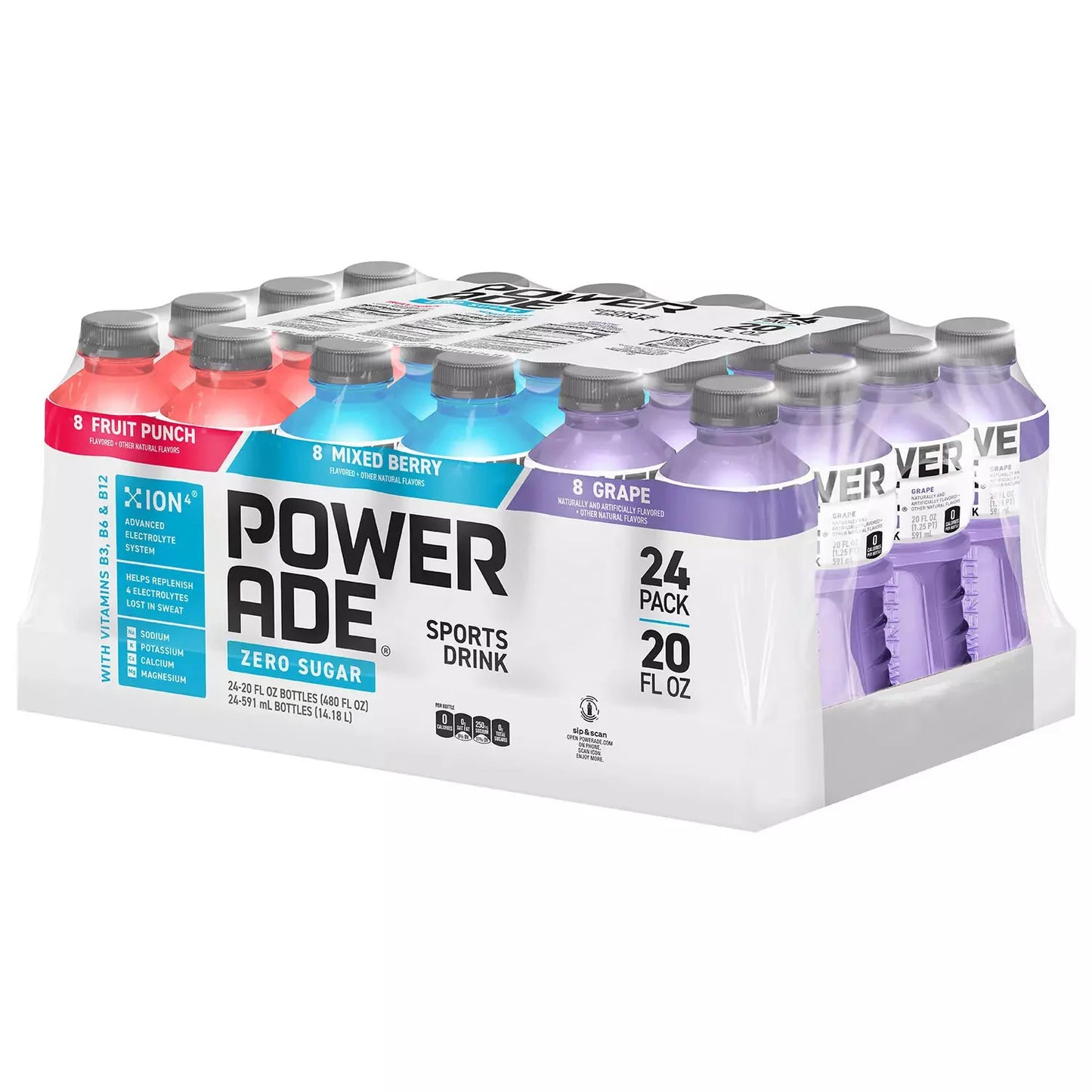 Powerade Zero Sports Drink Variety Pack (20oz / 24pk)