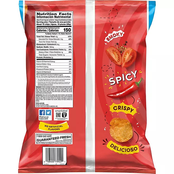 Lay's  Potato Chips, Adobadas Flavored 15.25 oz.