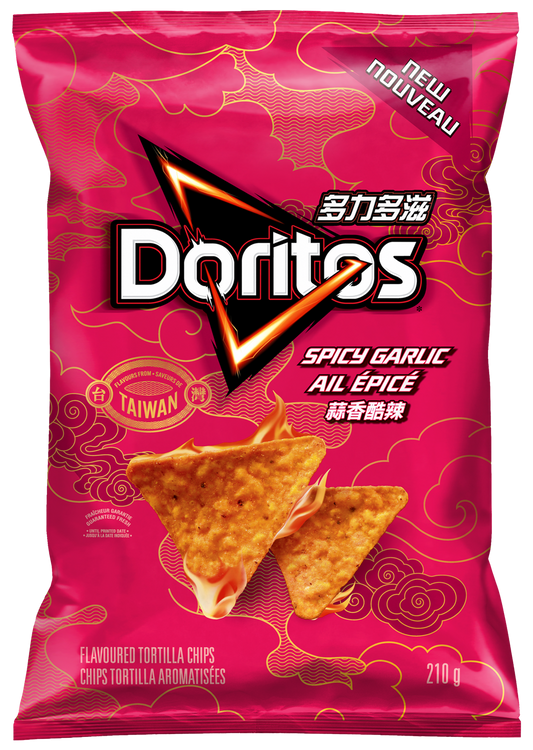 DORITOS® Spicy Garlic Flavoured Tortilla Chips - Taiwan