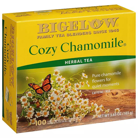 Bigelow Cozy Chamomile Herbal Tea, 100 ct - Christmas