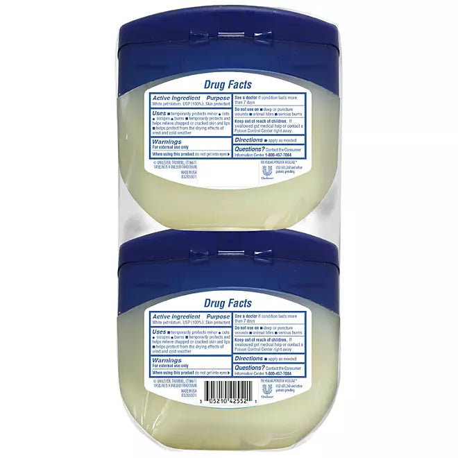 Vaseline Original Petroleum Jelly, 2 pk.,13 oz.