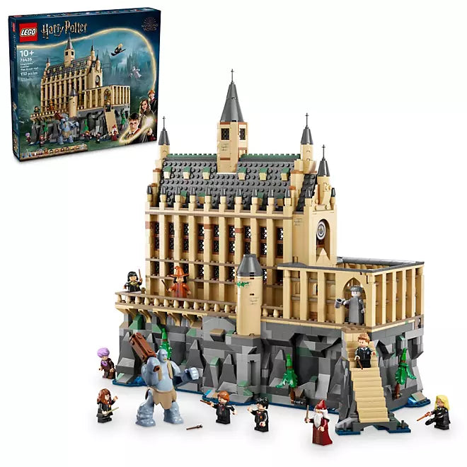 LEGO Harry Potter Hogwarts Castle The Great Hall Building Toy, 1,732 pcs.