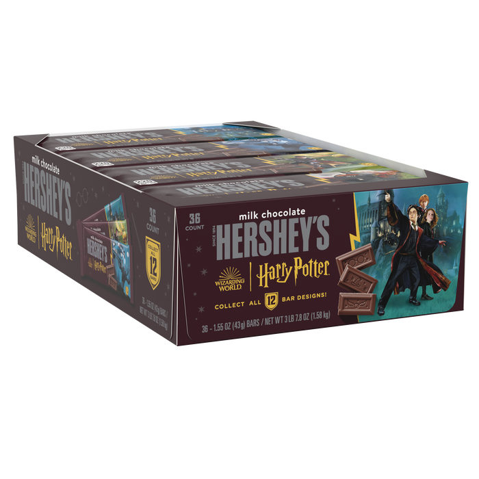 HERSHEY'S Milk Chocolate Harry Potter™ Halloween Candy Bars, 1.55 oz (36 Count)