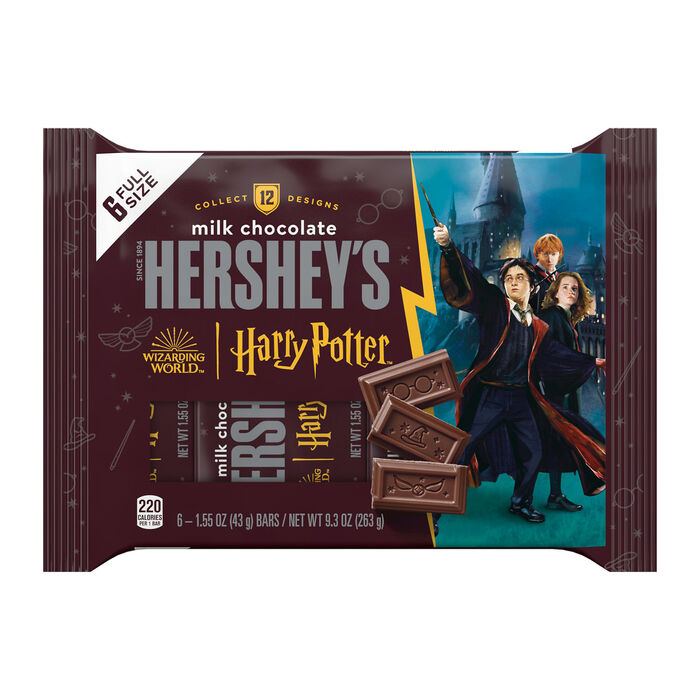 HERSHEY'S Milk Chocolate Harry Potter™ Halloween Candy Bars, 1.55 oz (6 Count)