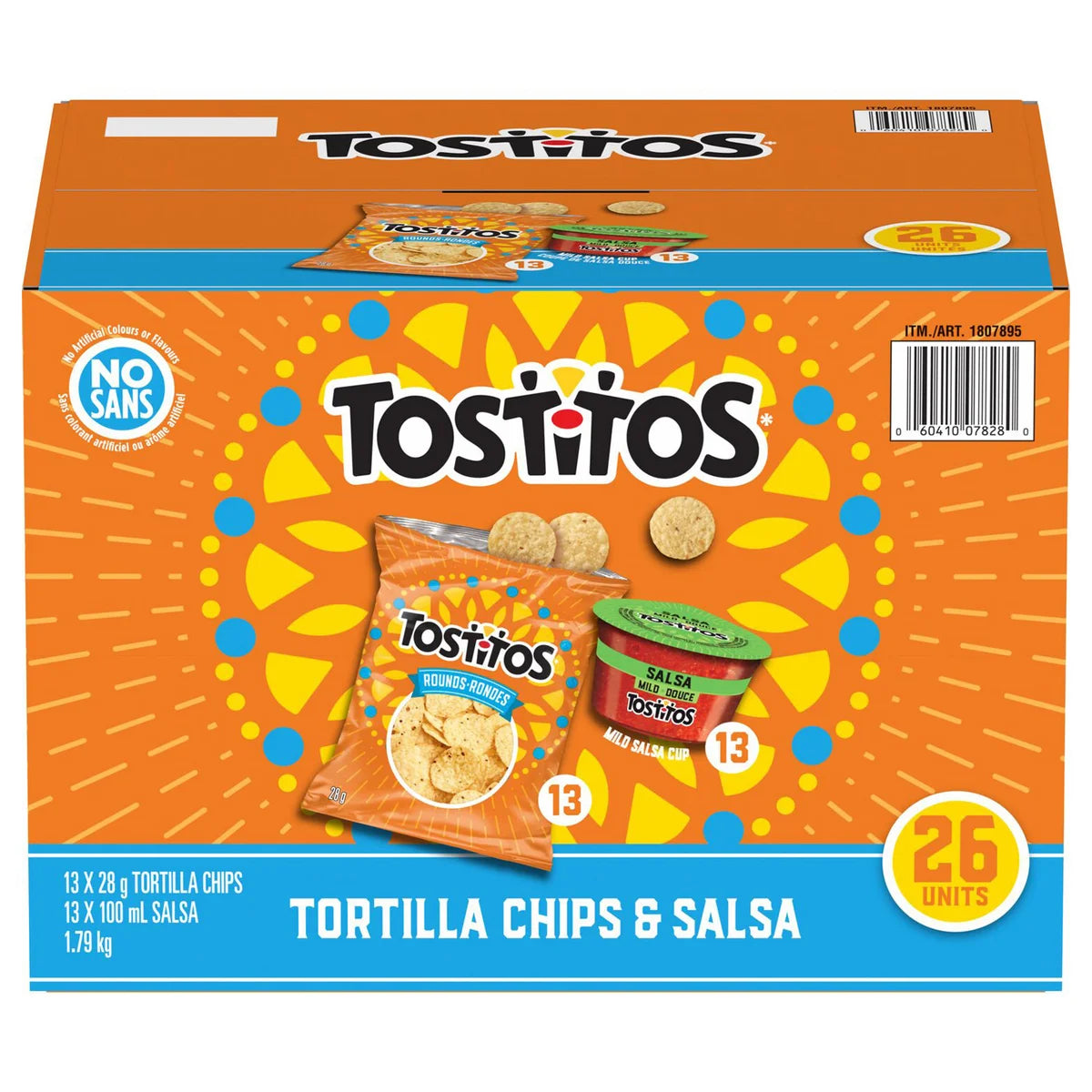 Tostitos Tortilla Chips & Salsa, 26 units, 1.79 kg