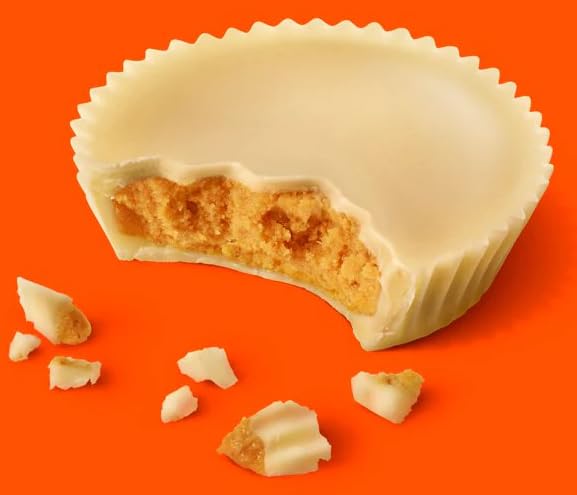 Reese's White Creme Peanut Butter Cups, 1.5 oz, 24 Count - Wholesale Case