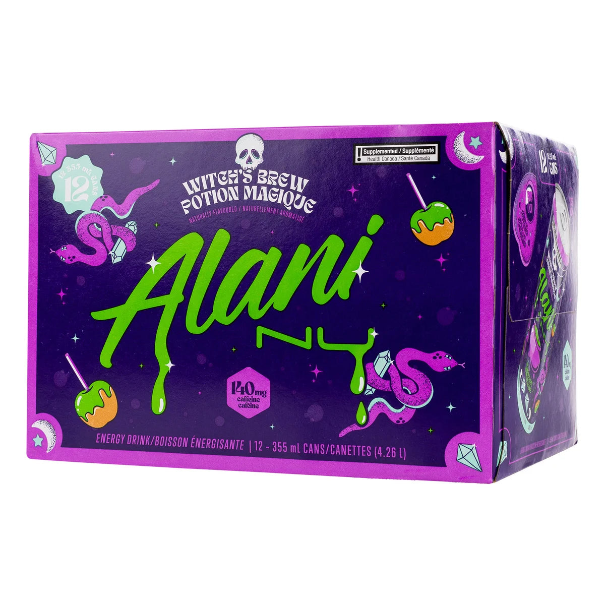 Alani Nu Energy Drink Witch's Brew 355 mL, 12-pack - Limited Edition -