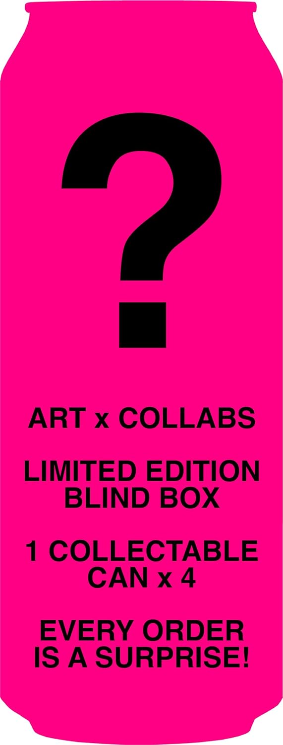 Bored & Thirsty Ionized Alkaline Water with Electrolytes & Trace Minerals for a Smooth Taste. Limited Edition Art Collabs 100% Recyclable 16 Fl Oz Aluminum Cans (4 Pack).