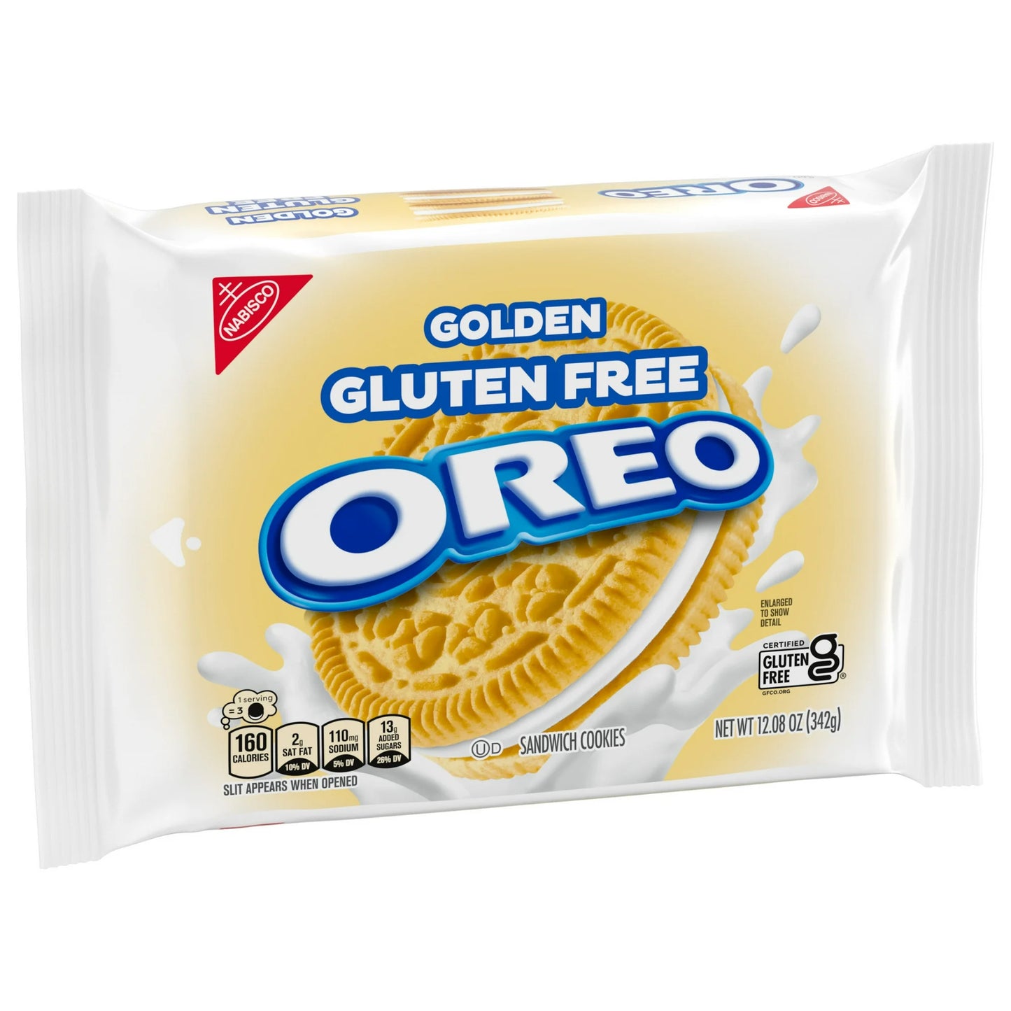 OREO Gluten Free Golden Sandwich Cookies, Gluten Free Cookies, 12.08 oz