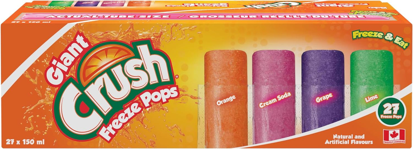 Crush Giant Freeze Pops 27 x 150ml - ULTRA RARE