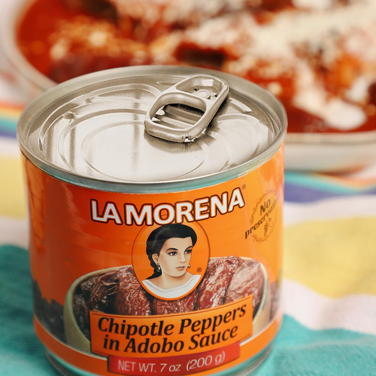 La Morena Chipotle peppers In Adobo sauce 7 oz