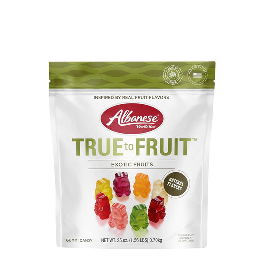 Albanese World's Best True to Fruit – Exotic Fruits Gummies, 25oz