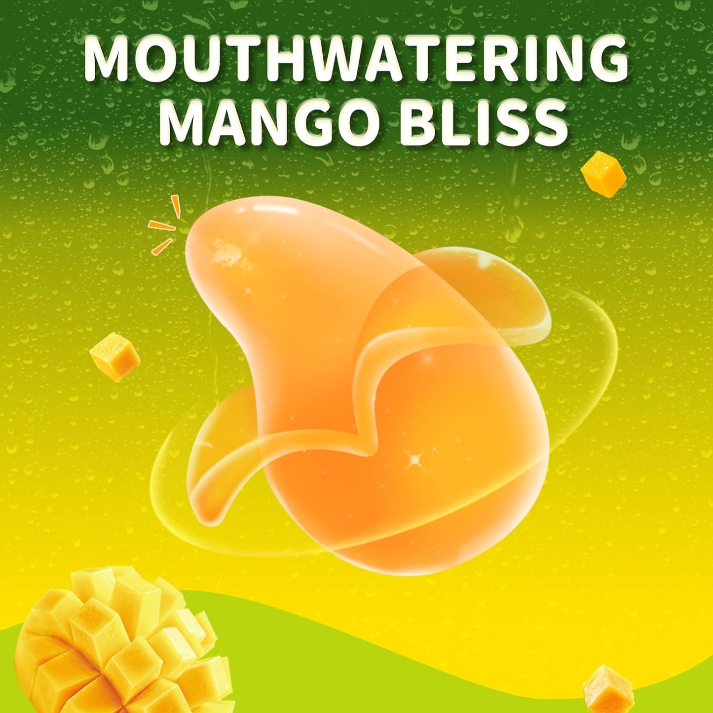 Amos Peelable Mango Candy - Peelerz Gummy Mango Peeling Candy, As Seen on Tik Tok - ULTRA RARE