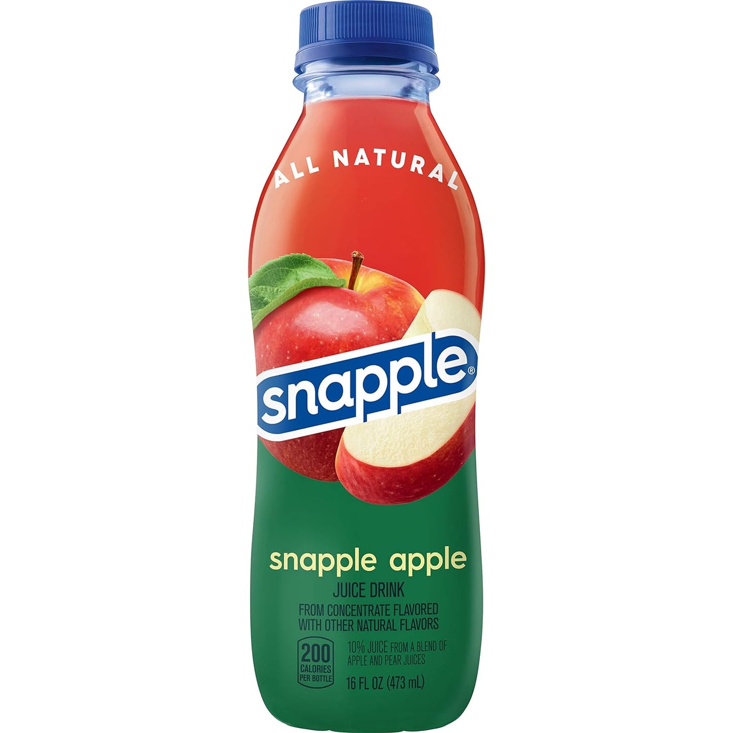 Snapple Apple Juice Drink, 16 fl oz , Pack of 12