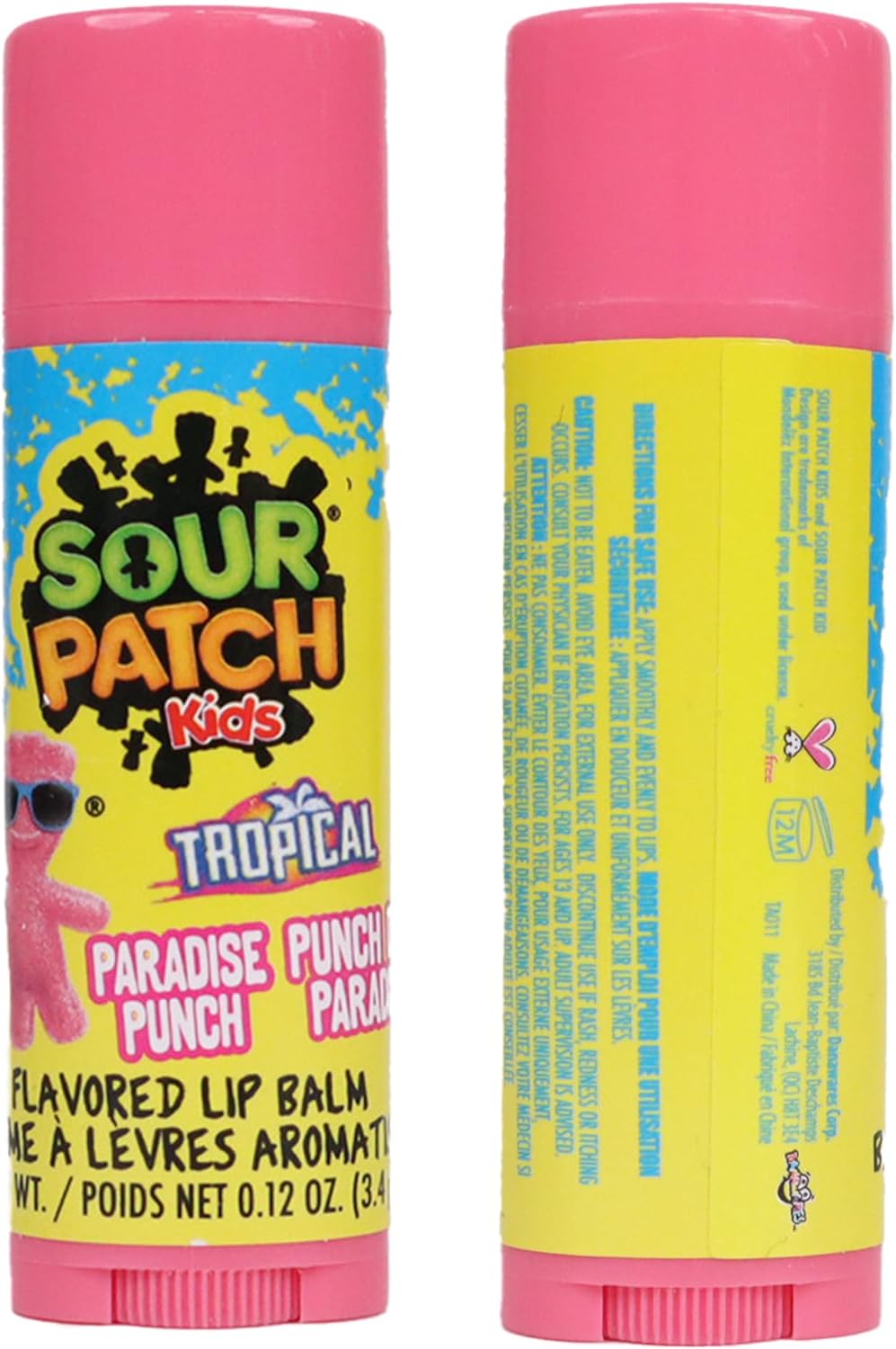 SOUR PATCH PINK LIP BALM KEYCHAIN