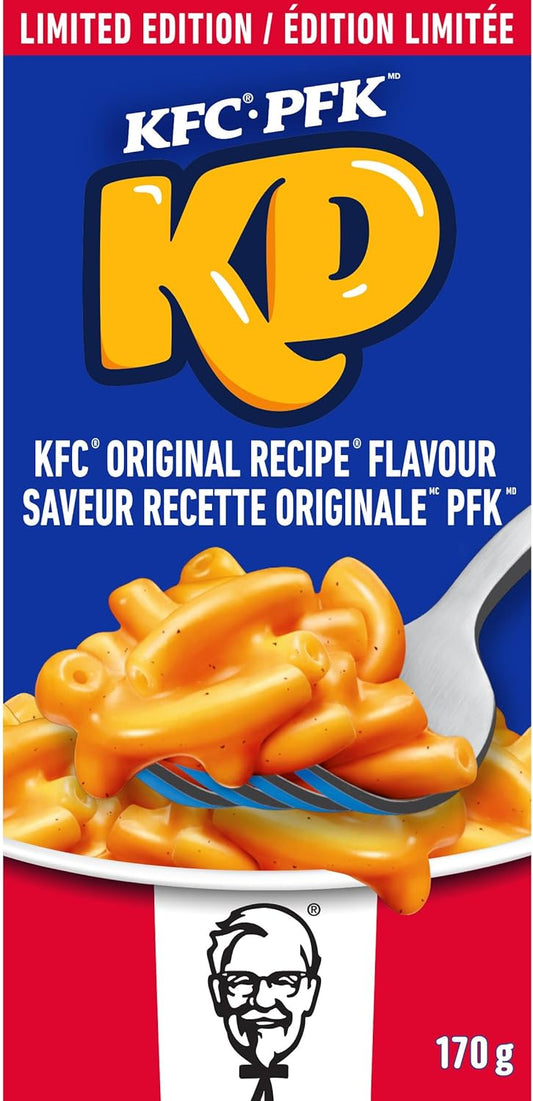 Kraft Dinner KFC Original Recipe Chicken Macaroni & Cheese, 12 ct Case - Limited Edition - ULTRA RARE