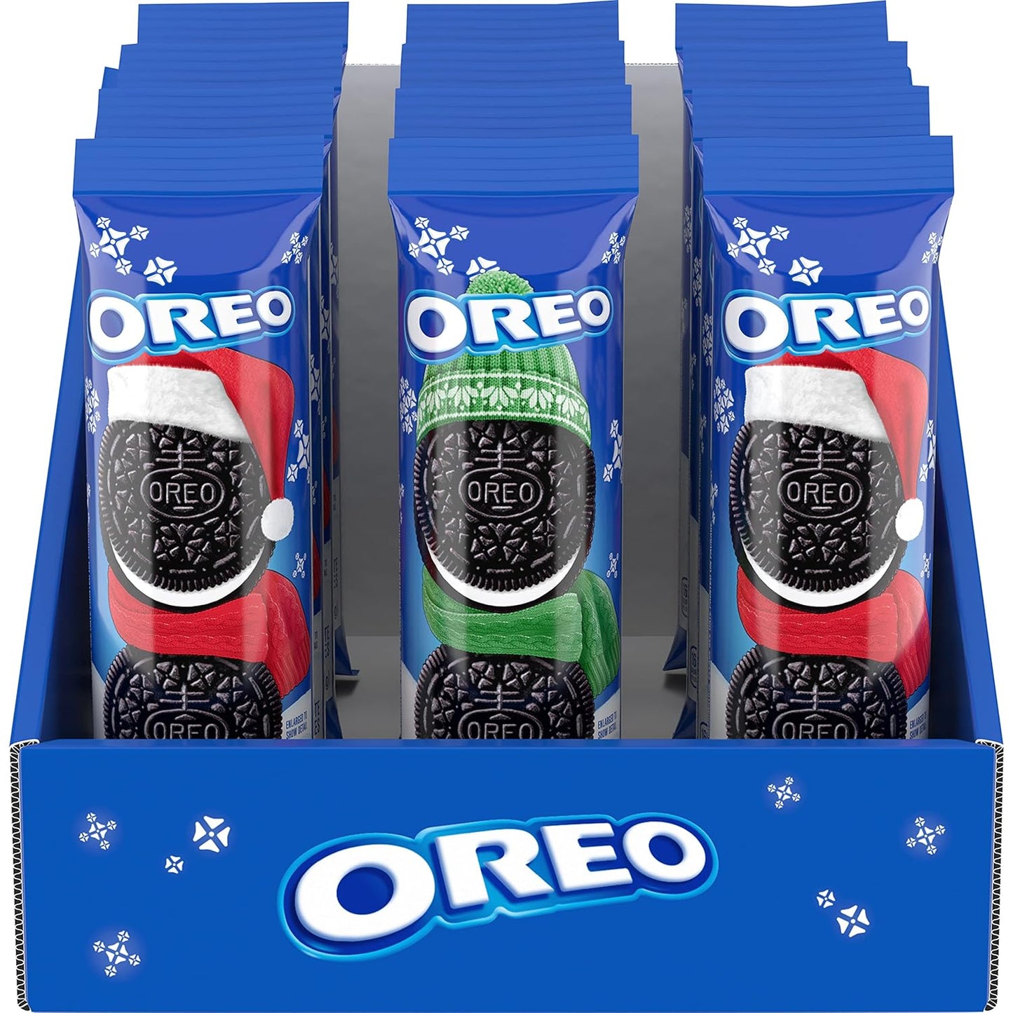 OREO Chocolate Sandwich Cookies, Holiday Cookies, 12 - 4 oz Stocking Stuffer Packs