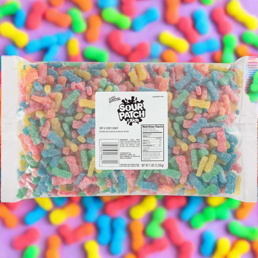 SOUR PATCH KIDS Soft & Chewy Candy, 5 lb Bag