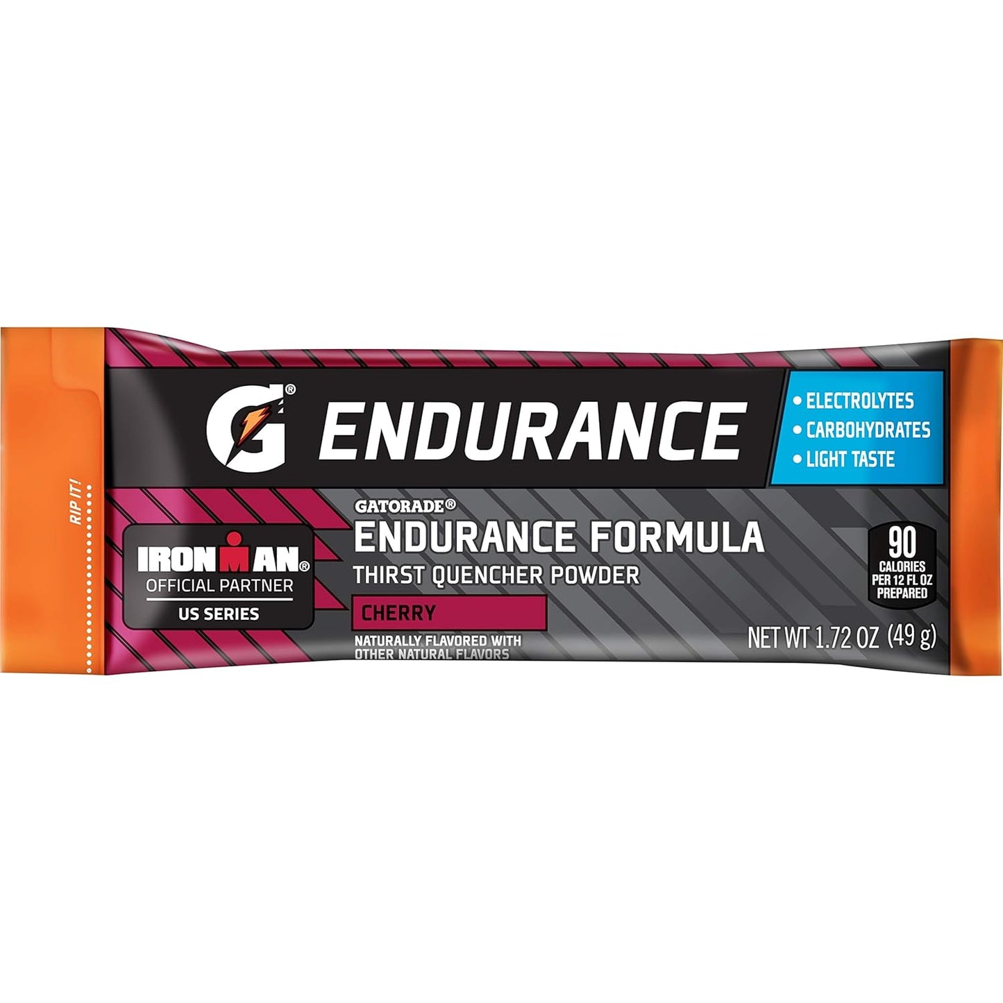 Gatorade Endurance Formula Powder With Electrolytes, Cherry, 1.72 Oz - Pack of 12