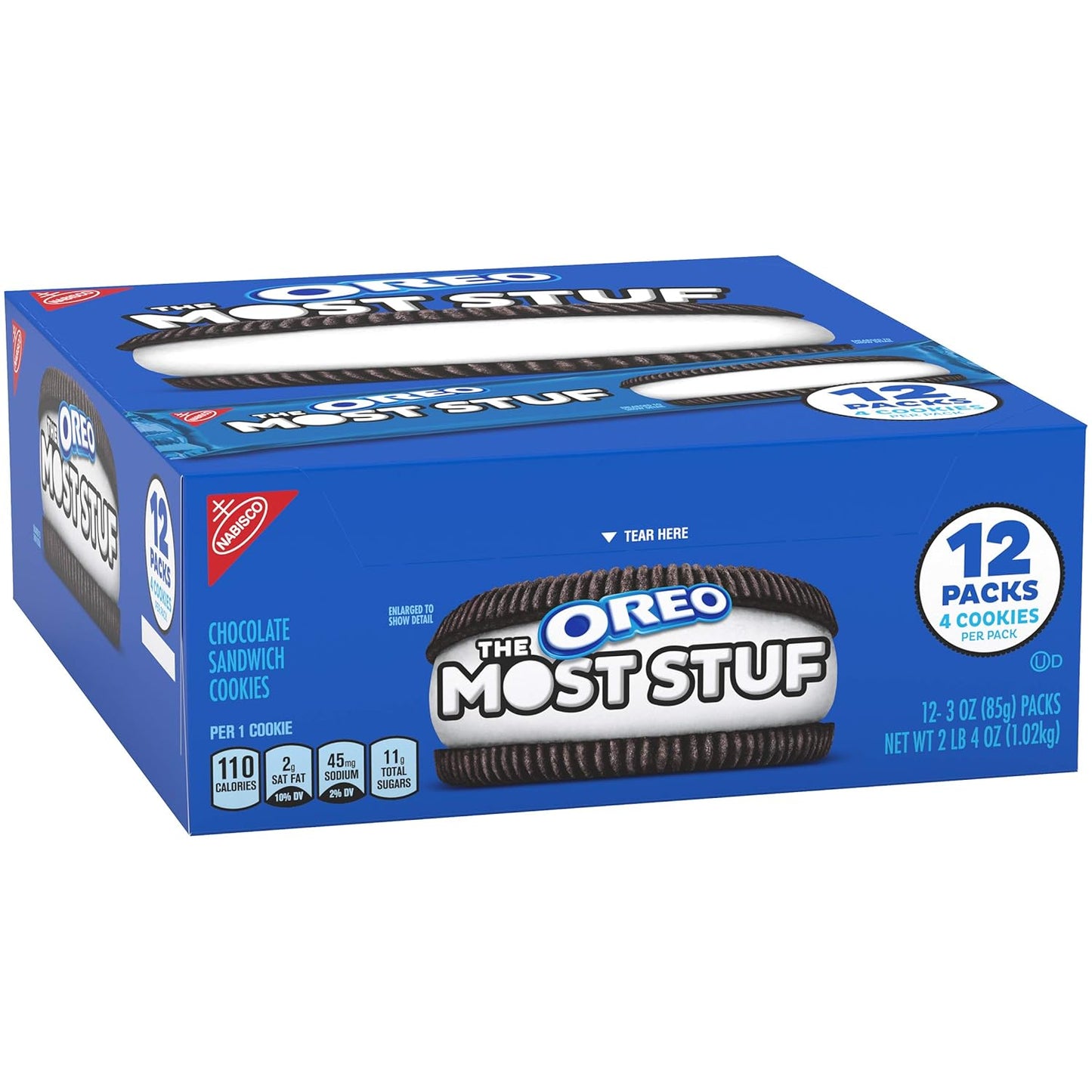 Oreo Most Stuff 4 Cookies - 12 Pack