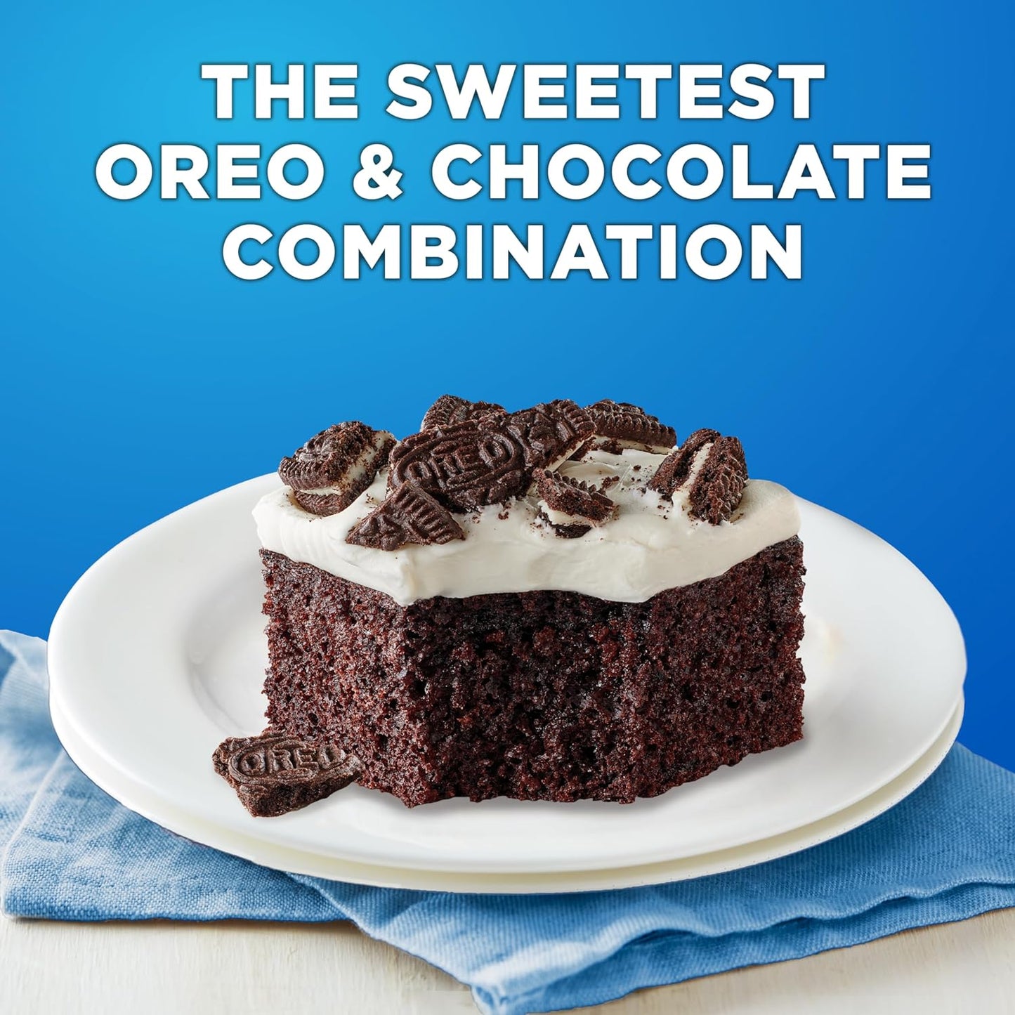 Betty Crocker OREO Chocolate Cake Mix, Chocolate Cake Baking Mix With OREO Cookie Pieces