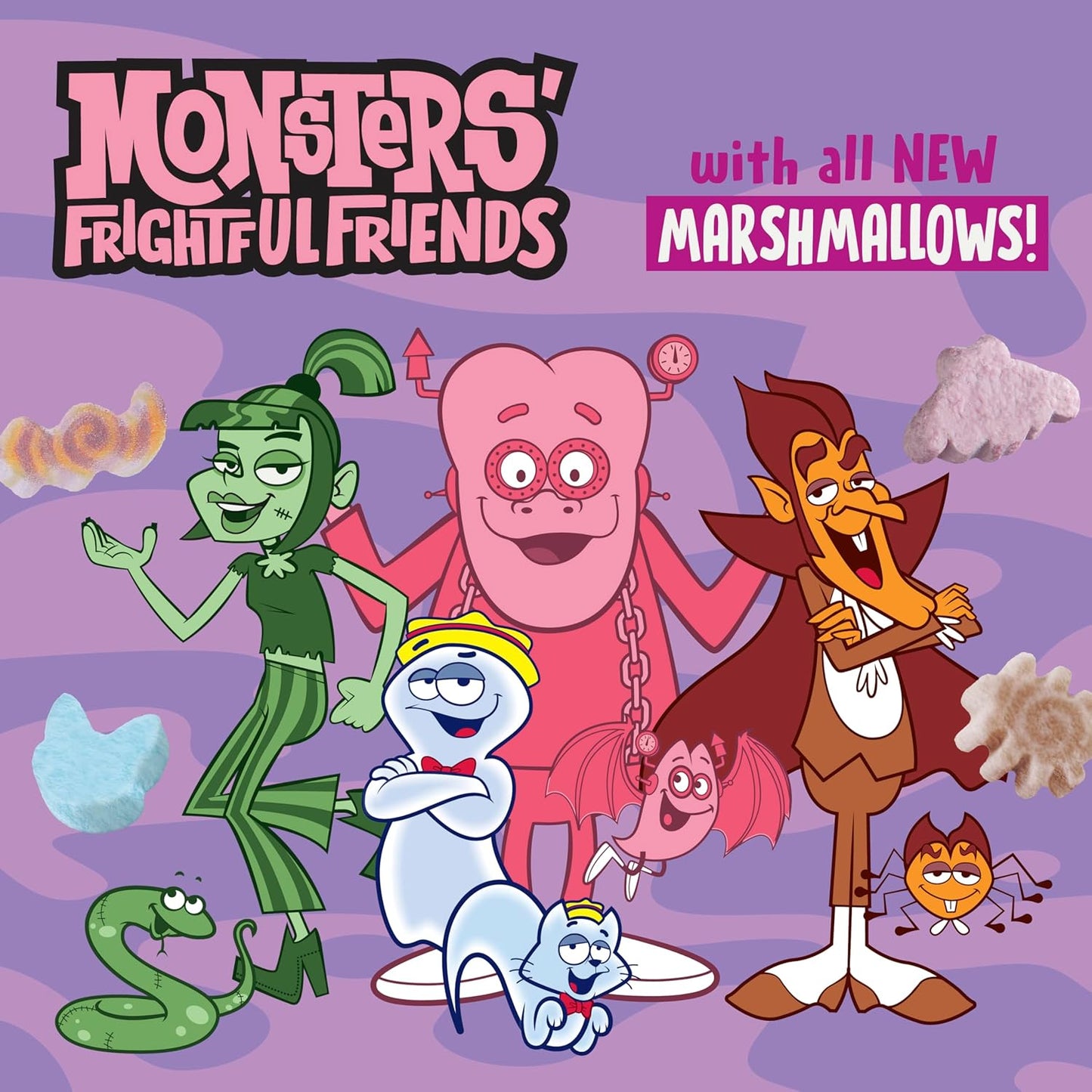 Monster Frightful Friends Mash Remix Marshmallow Cereal - LIMITED EDITION