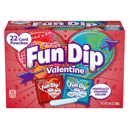 Fun Dip Valentine's Day Candy, Friendship Exchange, 22 Ct Box