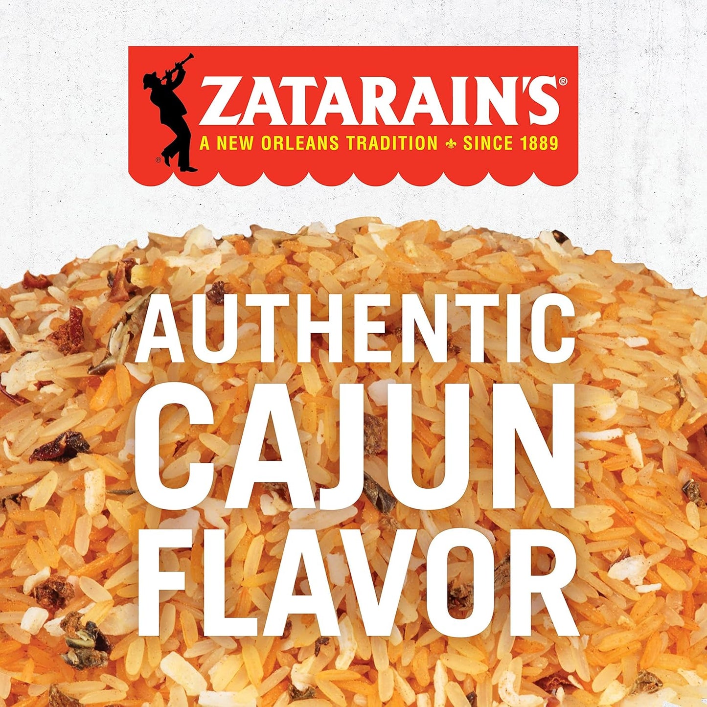 Zatarain's Jambalaya Mix, 40 oz - One 40 Ounce Box of Jambalaya Rice Mix, Perfect as a Stand-Alone Side or Signature Cajun Dish with Sausage, Chicken or Seafood - 115 Servings Approx