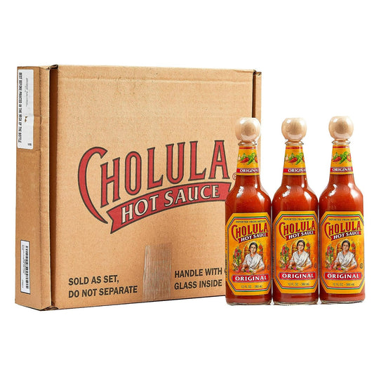 Cholula Original Hot Sauce 12 fl oz 3 Pack - Great Hot Sauce Lover Gift Set - 3 count