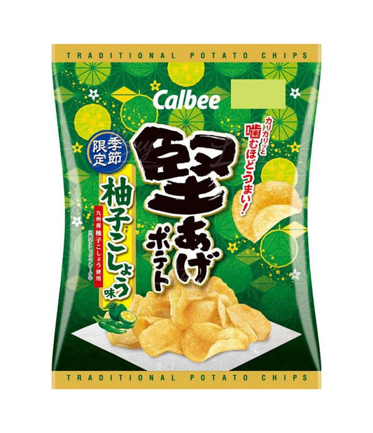 CALBEE Hard Potato Chips Yuzu Pepper Flavor (60g)
