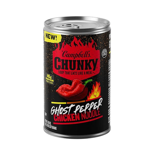 Campbell’s Chunky Soup, Ghost Pepper Chicken Noodle Soup, 18.6 oz Can - ULTRA RARE