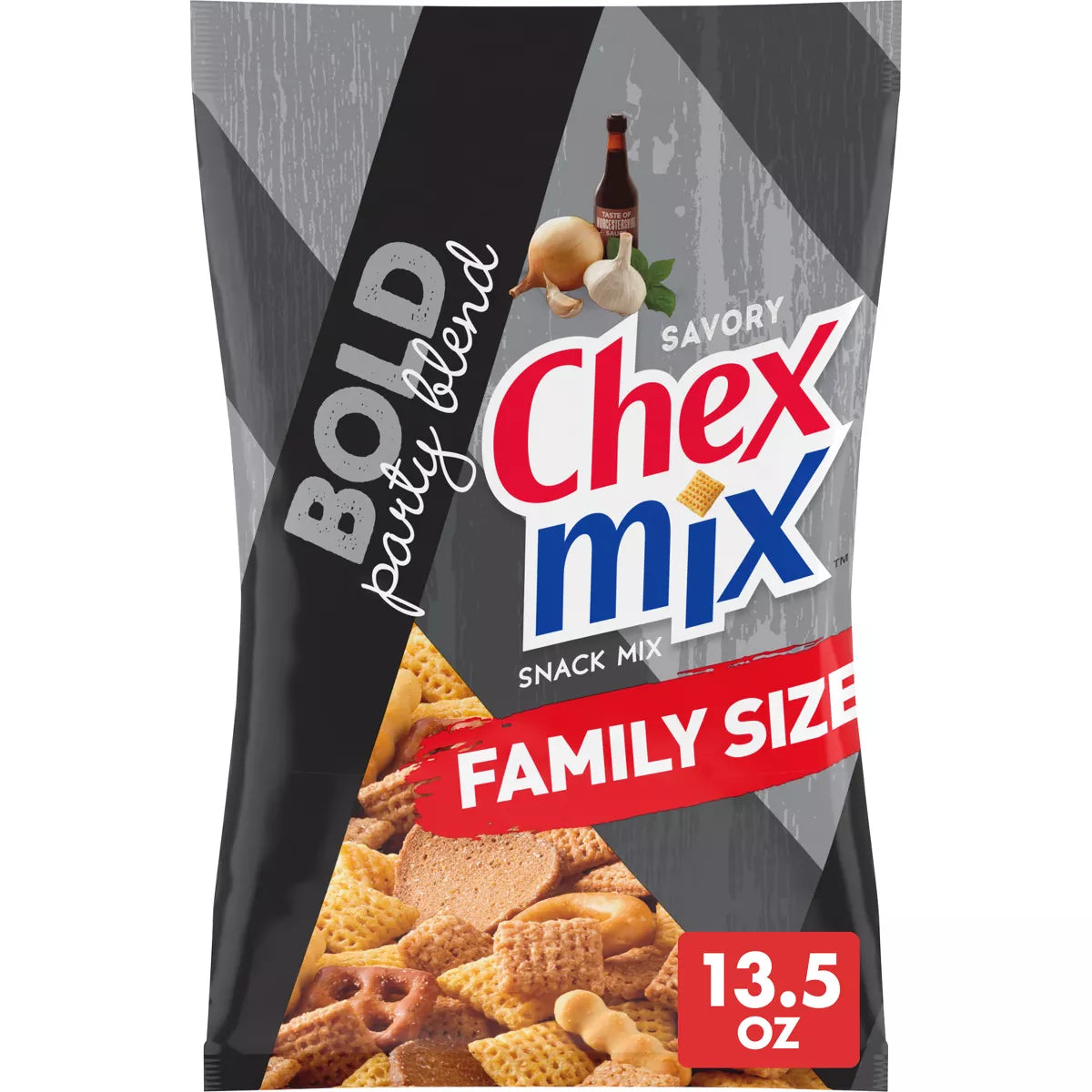 bold chex mix family size rare snacks chips chex mix savory family size 13.5 oz 