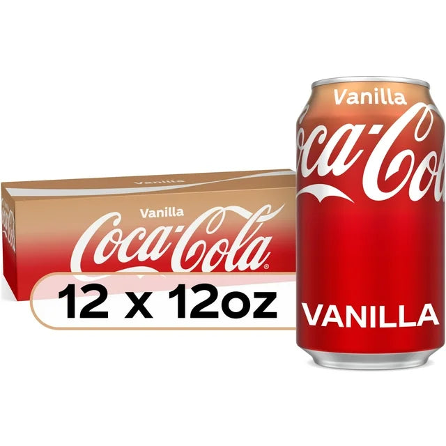 Coca-Cola Vanilla Soda Soft Drink USA