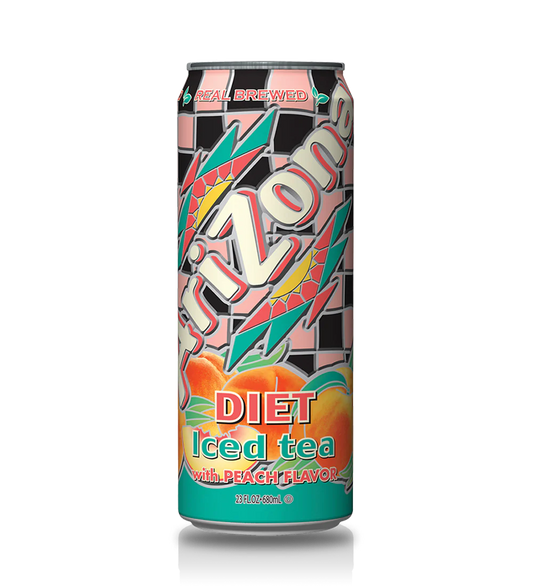 DIET PEACH TEA 23OZ BIG AZ CAN™ (CASE OF 12)