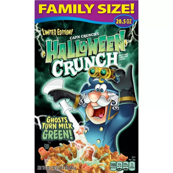 Cap'n Crunch Halloween Crunch Family Size Cereal - 20.5oz - Limited Edition