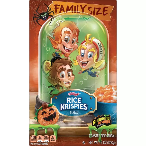 Kellogg's Rice Krispies Shocking Orange Cereal - 12oz