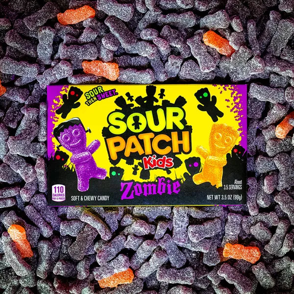 Sour Patch Kids Halloween Zombies Theater Box - 3.5oz