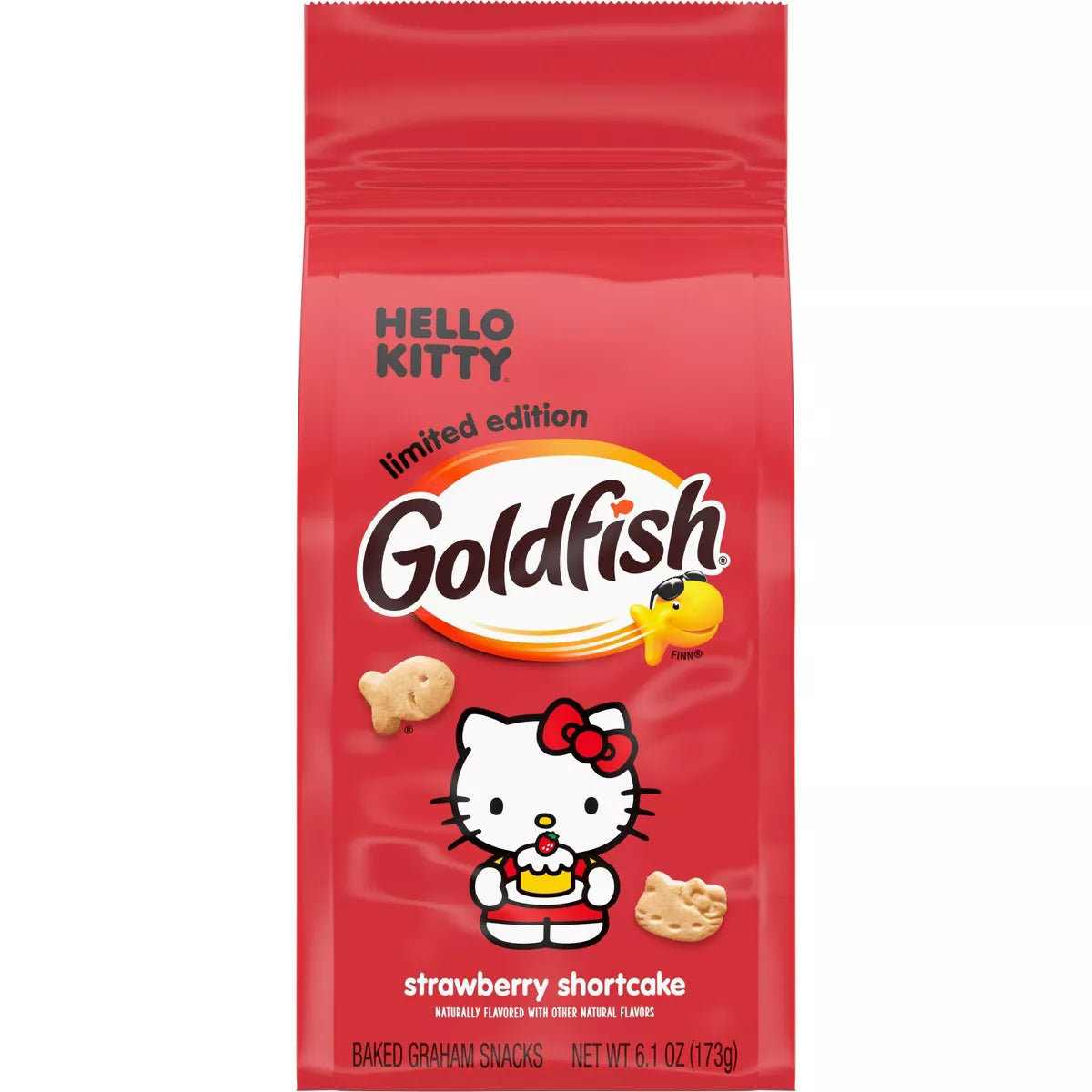 Pepperidge Farm Goldfish Grahams Hello Kitty Strawberry Shortcake  - 6.1oz - Limited Edition - ULTRA RARE