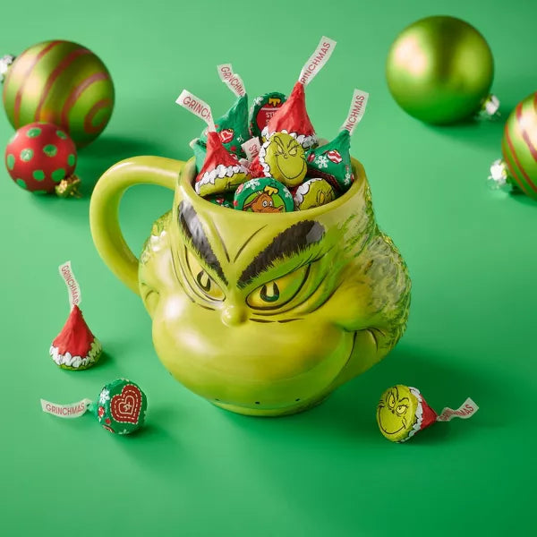 Hershey's Kisses Christmas Grinch Milk Chocolate Candy - 9.5oz