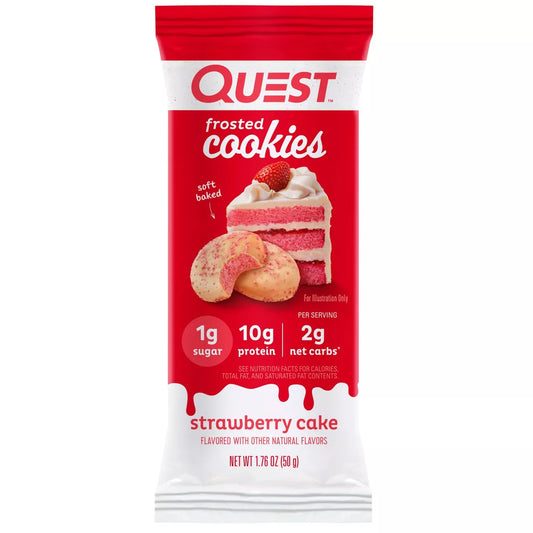 Quest Nutrition Protein Bars - Strawberry Frosted Cookie - Twin Pack - 1.76oz/2ct