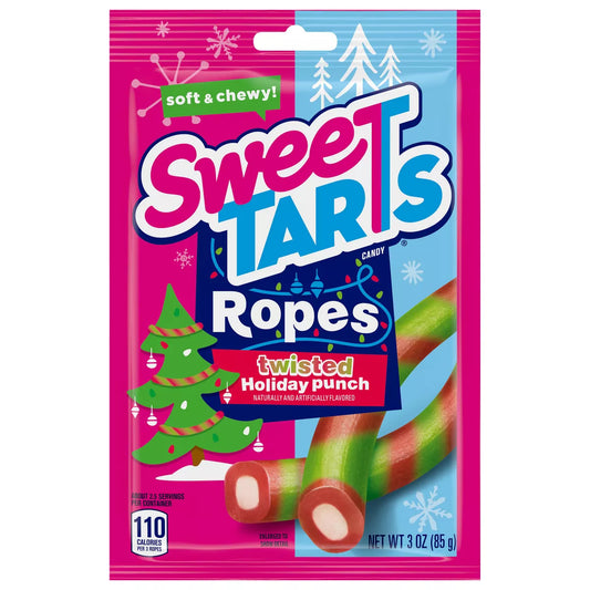 SweetTarts Christmas Ropes - 3oz