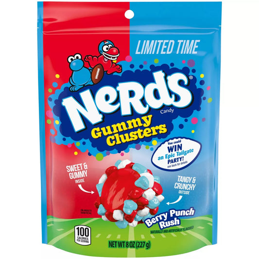 Nerds Gummy Clusters Stand Up Bag Bery Punch Rush - 8oz Limited Edition - ULTRA RARE - Exclusive