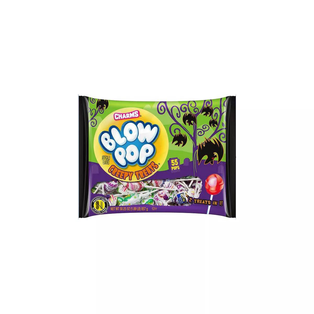 Blow Pop Halloween Assorted Lollipops - 30.25oz/55ct