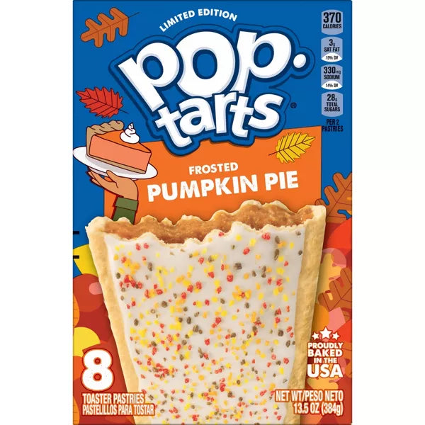 Pop-Tarts Frosted Pumpkin Pie - Toaster Pastries - 8ct - Fall - Limited Edition